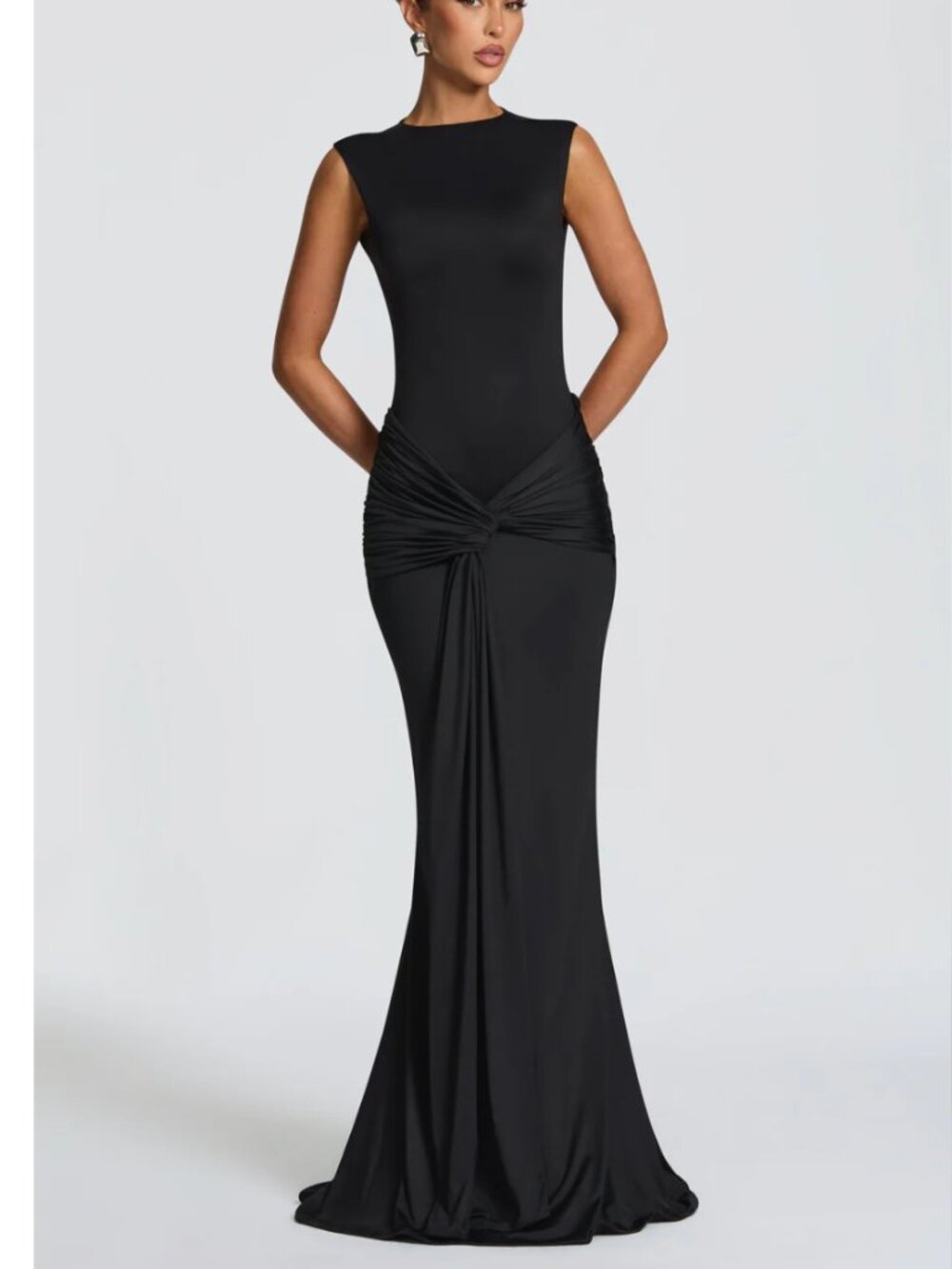 BabyBoo Lorenza Maxi Dress Black Size XS